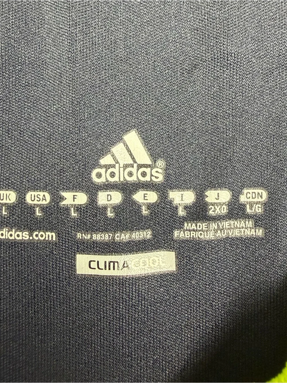Adidas Real Madrid 2010/11 Away Jersey Bwin La Liga Football Shirt Men’s L